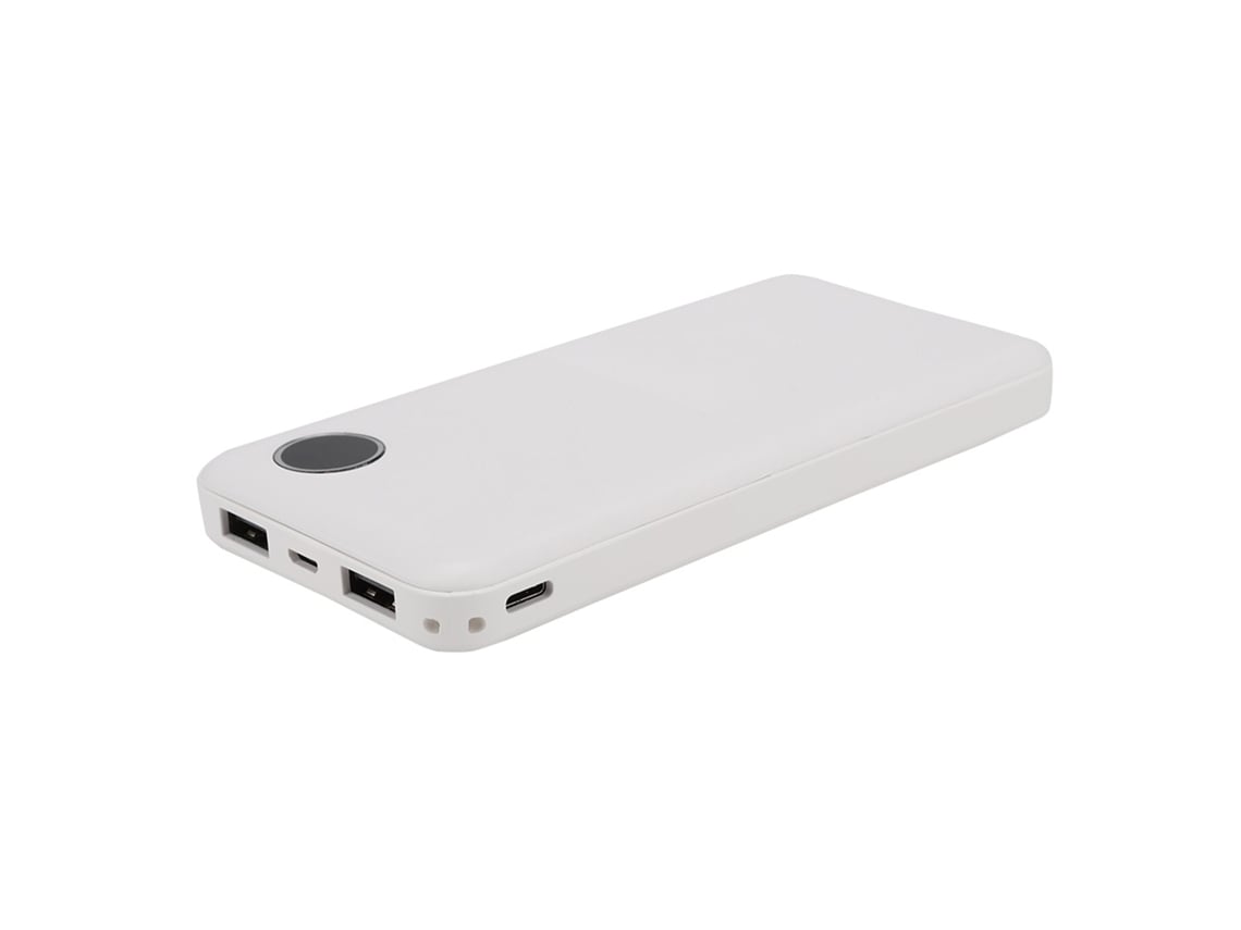 Kit De Power Bank Con Pantalla Digital Y Carcasa De Celda De Batería Blanca