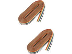 Cable Plano De 2 Piezas Con Pines Idc Para Instrumentos Y Proyectos Digitales.