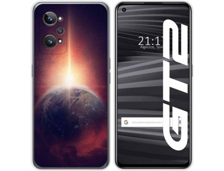 Carcasa para Realme GT 2 5G TUMUNDOSMARTPHONE Dibujos Tierra Multicolor