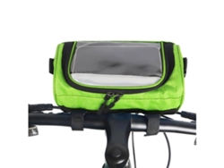 Bolsa para manillar de bicicleta, gran capacidad, ajustable, impermeable, frontal, con bolsa transparente, pantalla sensible Gusshious