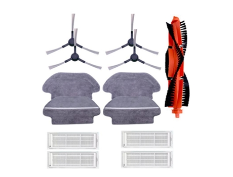 Piezas para Xiaomi Robot cepillo principal Cepillo Lateral filtro Hepa Mijia Styj02Ym para Conga 3490 para Viomi V2 Pro V3 Se V-Rvclm21B