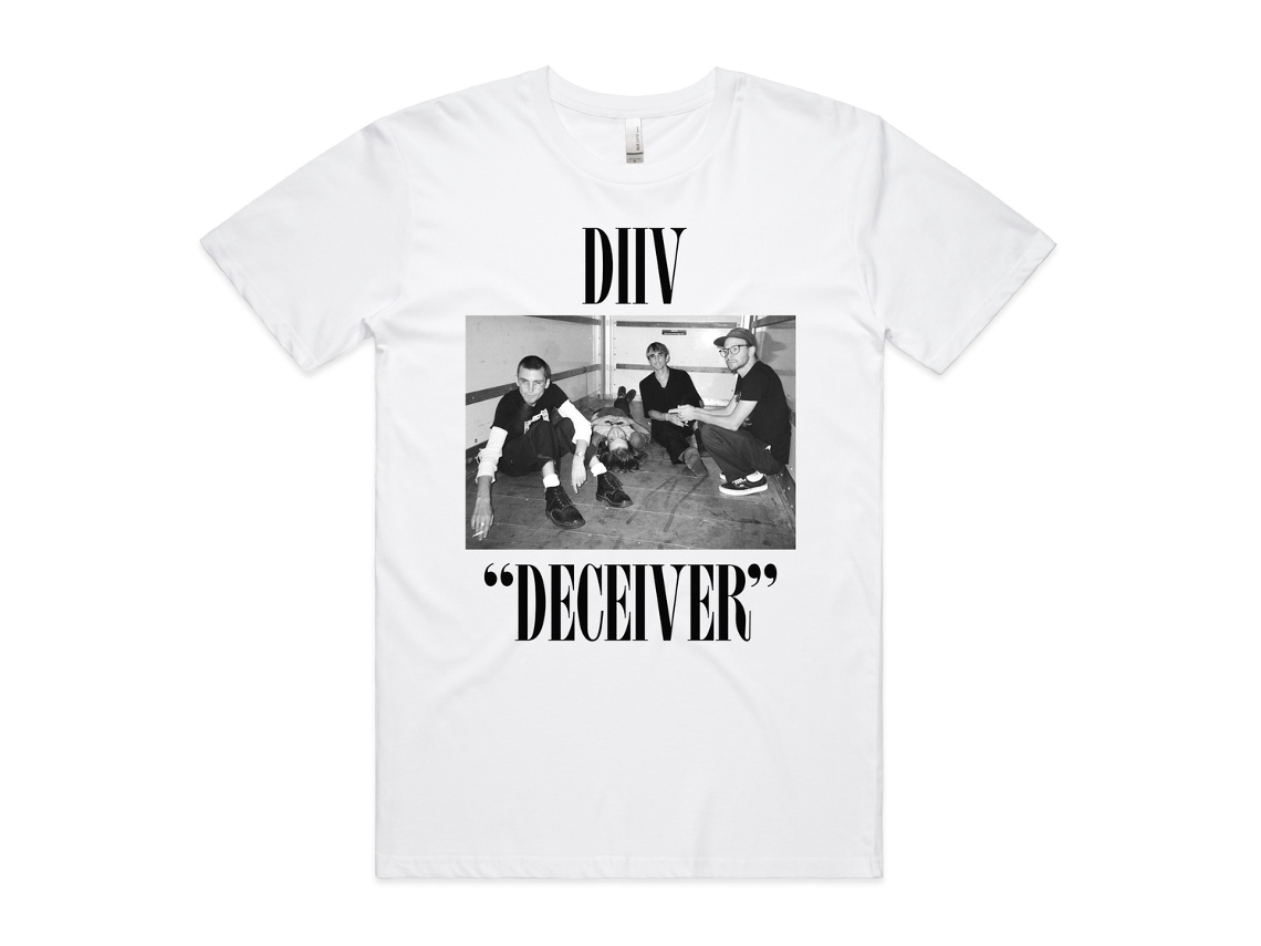 Camiseta Rockinstone Diiv Deceiver de la gira, unisex, para adultos, superventas, talla: XL