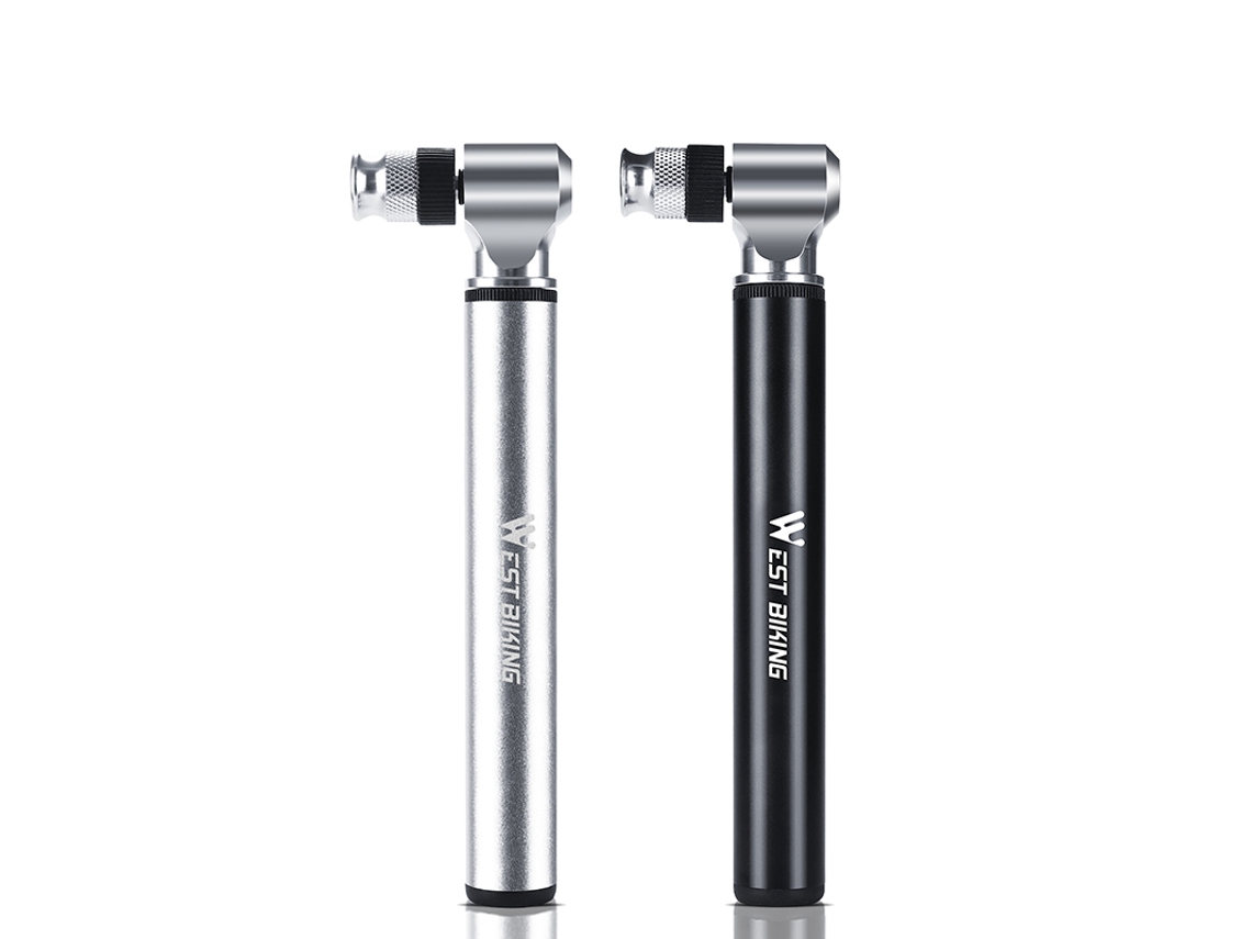 Bomba de bicicleta portátil West Biking de 300 psi, bomba manual de alta presión para válvula Schrader Presta y bicicletas Vayotoy
