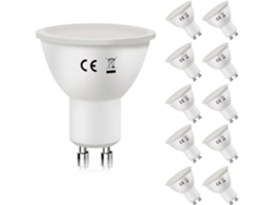 Bombilla LED de 6 W, bombilla de bajo consumo, ángulo de haz de 110°, reflector de luz esférica ZMH