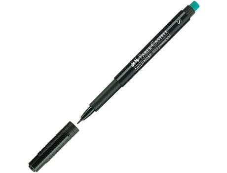 Marcador FABER-CASTELL Permanente Multimark Punta Extra Fina Negro (Punta de 0,4 mm)