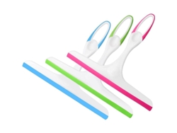 2026-3pcs Rasqueta De Ducha, Limpiador De Ventanas, Plástico Grueso Y Silicona, Para Puertas De Ducha, Espejos, Vidrios