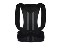 Correção Postural Para Adultos: Cinto Invisível Para Correção Da Postura Ao Sentar, Que Endireita A Coluna E Previne A Cifose.preto 36 Mm De Altura