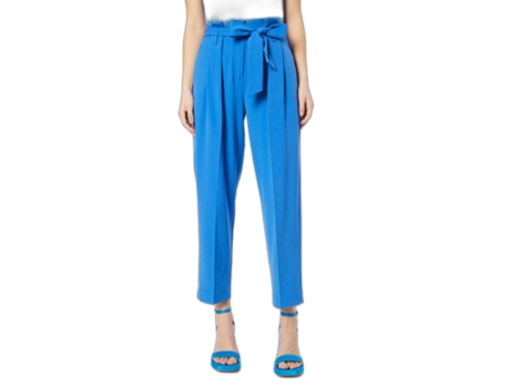 Pantalone B.YOUNG Cinturón Danta para Mujer (42 - Azul)