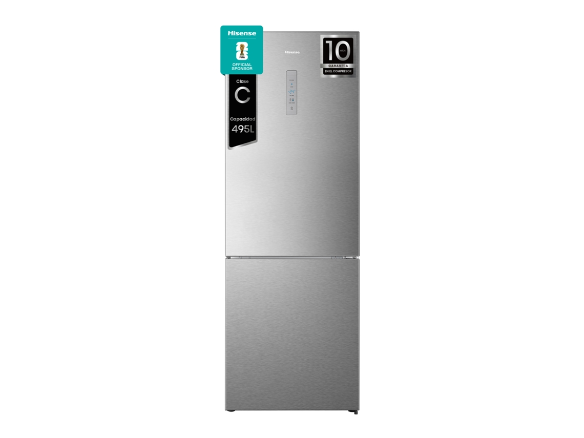 Frigorífico Combi HISENSE RB645N4BIC (No Frost - 200 cm - 495 L - Inox)