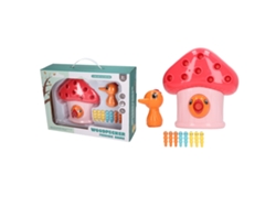 -juguete De Gusano Magnético Para Pájaros Juego De Alimentación Desarrollo Motor Fino Y Sensorial Niños Bebés Rojo