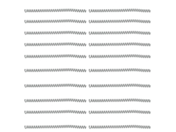 20 Espirales De Plástico Abs Para Encuadernar 30 Hojas, Color Negro.