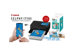 Impresora Fotográfica Portátil Canon Selphy Cp1500 Wi Fi Sublimación Térmica Negra