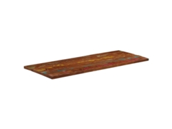 Tablero Mesa | Superficie De Mesa | Tablero De Escritorio Rectangular Madera Maciza Reciclada 140x60x2,5 Cm Wsd34597