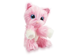 Juguete de baño e higiene de peluche con forma de mascota adoptada, con un gato rosa sorpresa para niños y niñas.