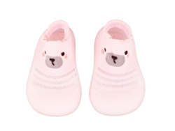 Calcetines-zapatos Rosas Para Bebé, Antideslizantes, Cómodos, Suaves, Calzado Infantil Para Caminar.