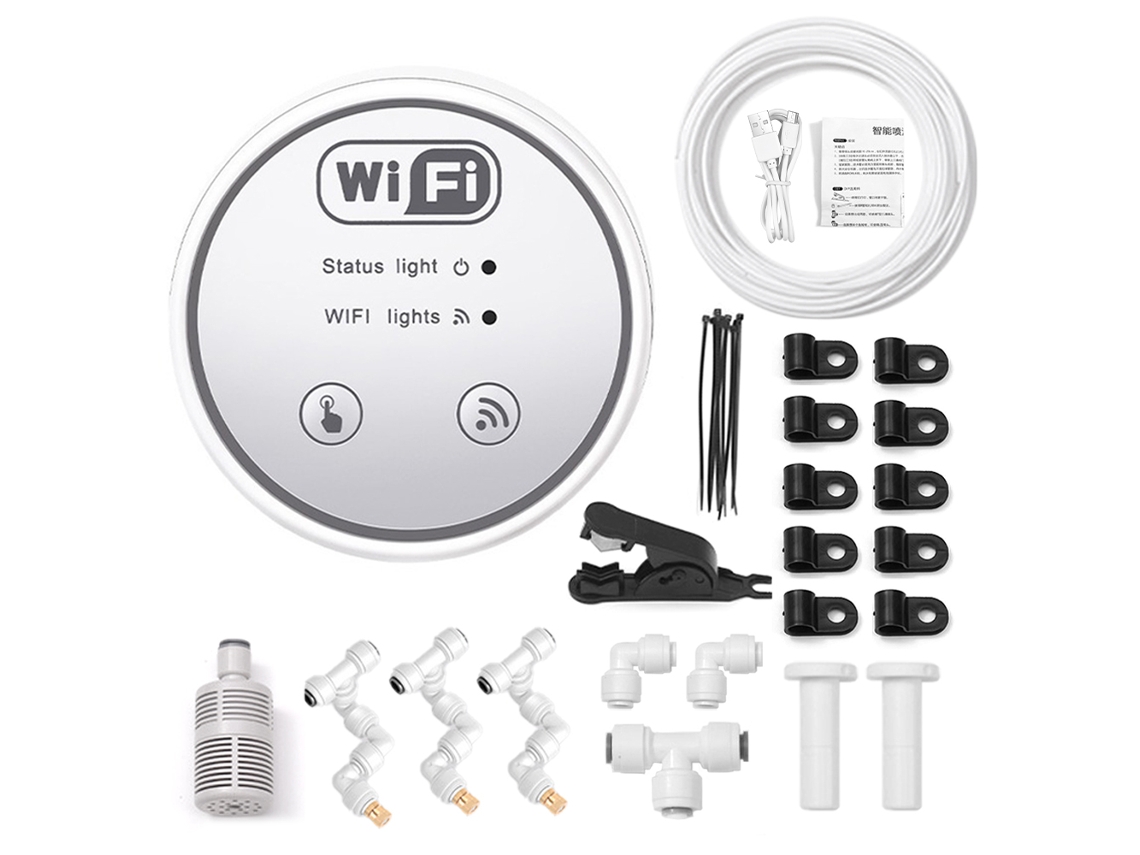 Temporizador De Agua Inteligente Con Control Mediante Aplicación Wifi, Sistema De Riego Automático Para Jardín Y Balcón.
