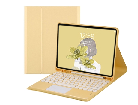 Carcasa Flip Cover y Teclado Bluetooth YIMGOTTA para iPad Pro12.9(2022/2021/2020/2018)