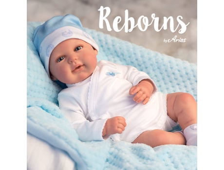 Muñeco ARIAS Arias Reborn 45 cm Joel con Nana (Edad Mínima: 3 Años - 58 x 20,5 x 30 cm)