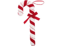 Adornos Festivos De Peluche Con Forma De Bastón De Caramelo Rojo Y Blanco Para Colgar En El Árbol De Navidad.