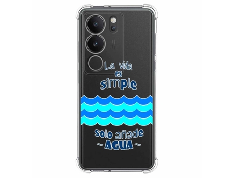 Funda Silicona Antigolpes para Vivo V29 5G diseño Agua Dibujos