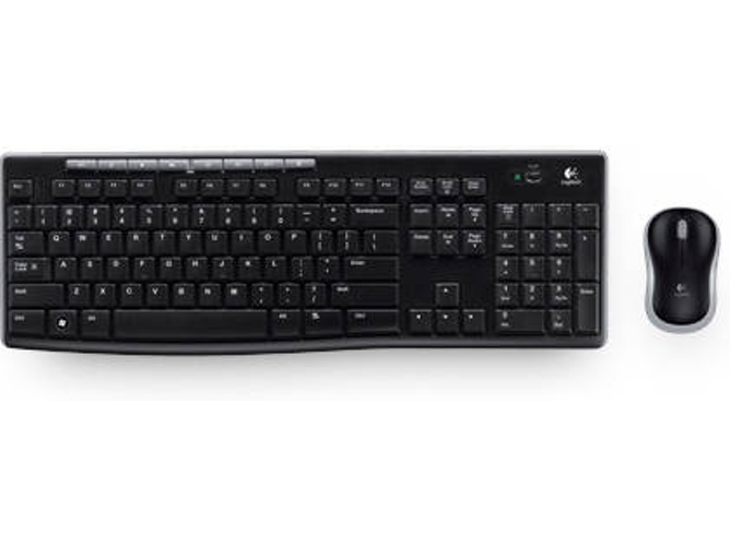 Teclado LOGITECH MK270 (Inalámbrico - Layout Ruso - Teclado Numérico)