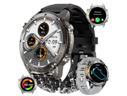Smartwatch Chronus DM56 GPS L1+L5 de Alta Precisión con Pantalla AMOLED de 1,43'' 5ATM y Batería de Larga Duración (Negro)