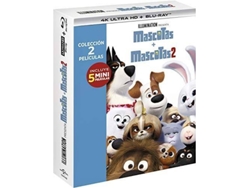 Blu-Ray Pack: Mascotas 1+2 (4K Ultra Hd + ) (Edición en español)
