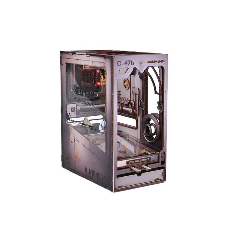 (sl17) Estantería De Madera Diy Con Ensamblaje Inteligente En 3d
