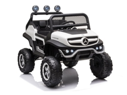 Paseo eléctrico en Mercedes Unimog S B.active blanco