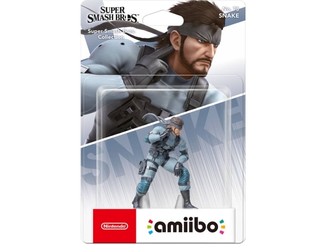 Figura Amiibo Solid Snake (Colección Super Smash Bros)