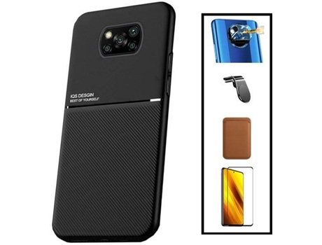 Funda y Protector Xiaomi Redmi Poco X3 Pro PHONECARE Magnetic Lux Negro