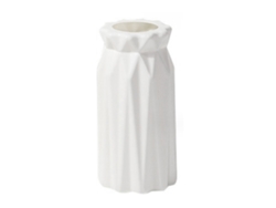 Jarrón blanco de estilo nórdico para decoración del hogar