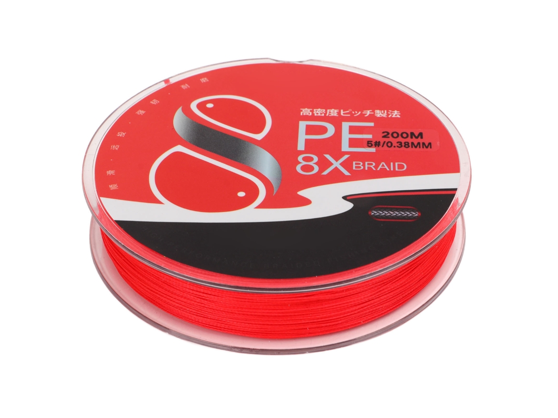 2026rebe-línea De Pesca Braided Pe 8 Strands 200m 0.38mm Color Resistente Para Agua Dulce Fly Fishing