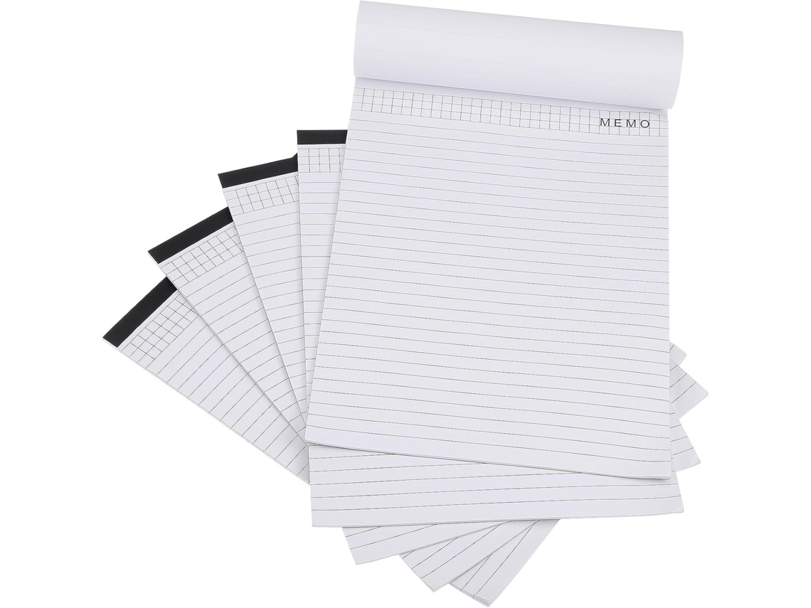Juego De 5 Cuadernos Desmontables A4, 25 Hojas, Papel Grueso Para Escribir Con Bolígrafo.