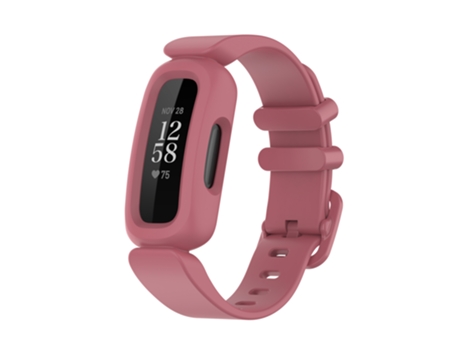 Pulseira de silicone para Fitbit Inspire 2, Fitbit Ace 3 Rojo