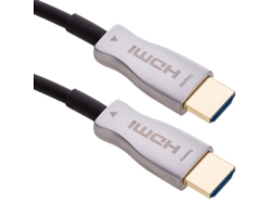 Cable de Vídeo Hdmi BEMATIK 2.0 Hdmi BEMATIK Ultra Hd 4K Fibra Óptica Ativa 50M