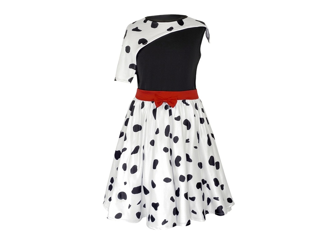 101 perro leal cosplay bruja blanca y negra Kuila cos ropa para niños 140