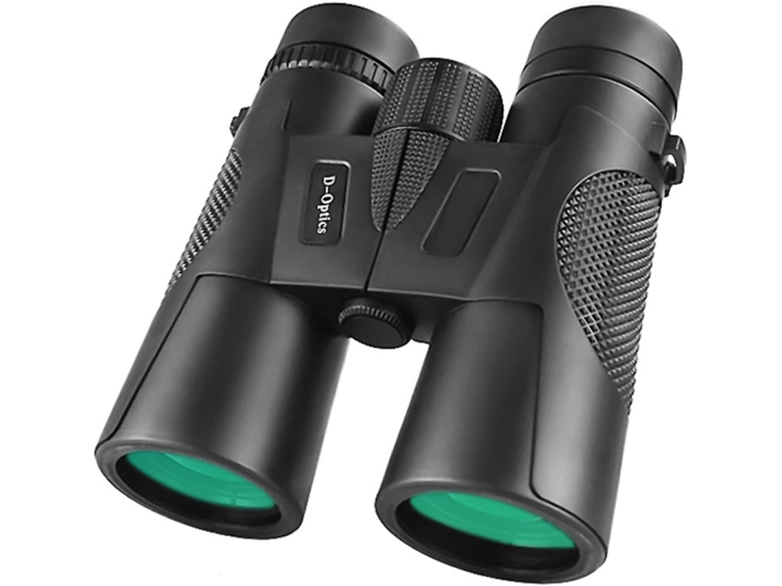 Prismáticos 12x42 para adultos con visión nítida en condiciones de poca luz. Telescopio con ocular grande para observación de aves JYTGALX (negro).