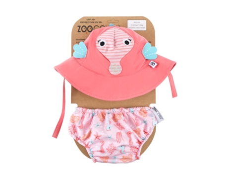 Traje de Baño ZOOCCHINI (Polyester - Rosa - 12-24 Meses)