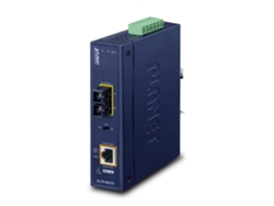 PLANET IP30 Industrial 10/100/1000BAS network media converter 1000 Mbit/s Blue