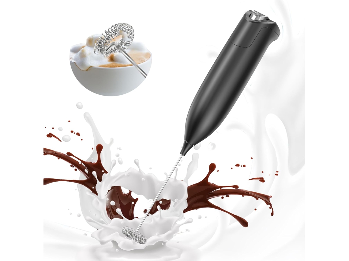 Espumador de leche, batidora eléctrica, apta para café y capuchino.