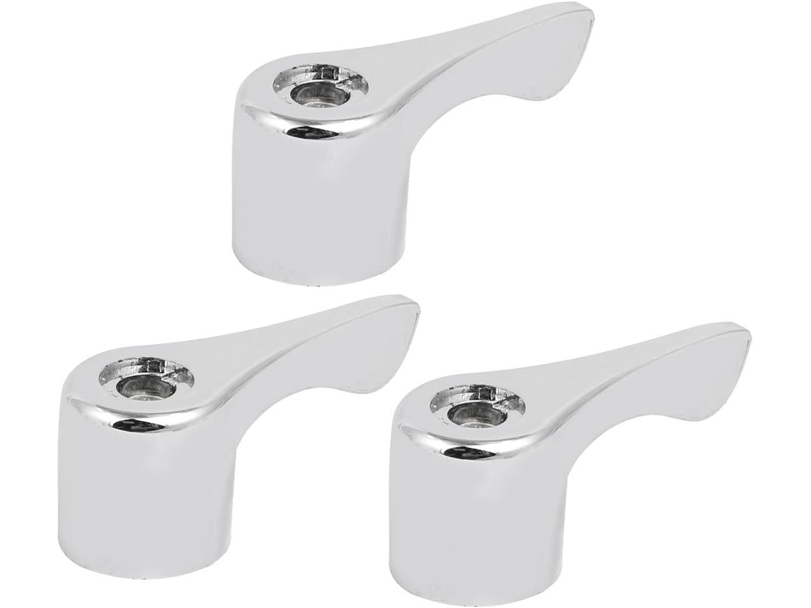 Kit De Manija Universal De Aleación Para Grifo. Adaptador De Tono Plateado.