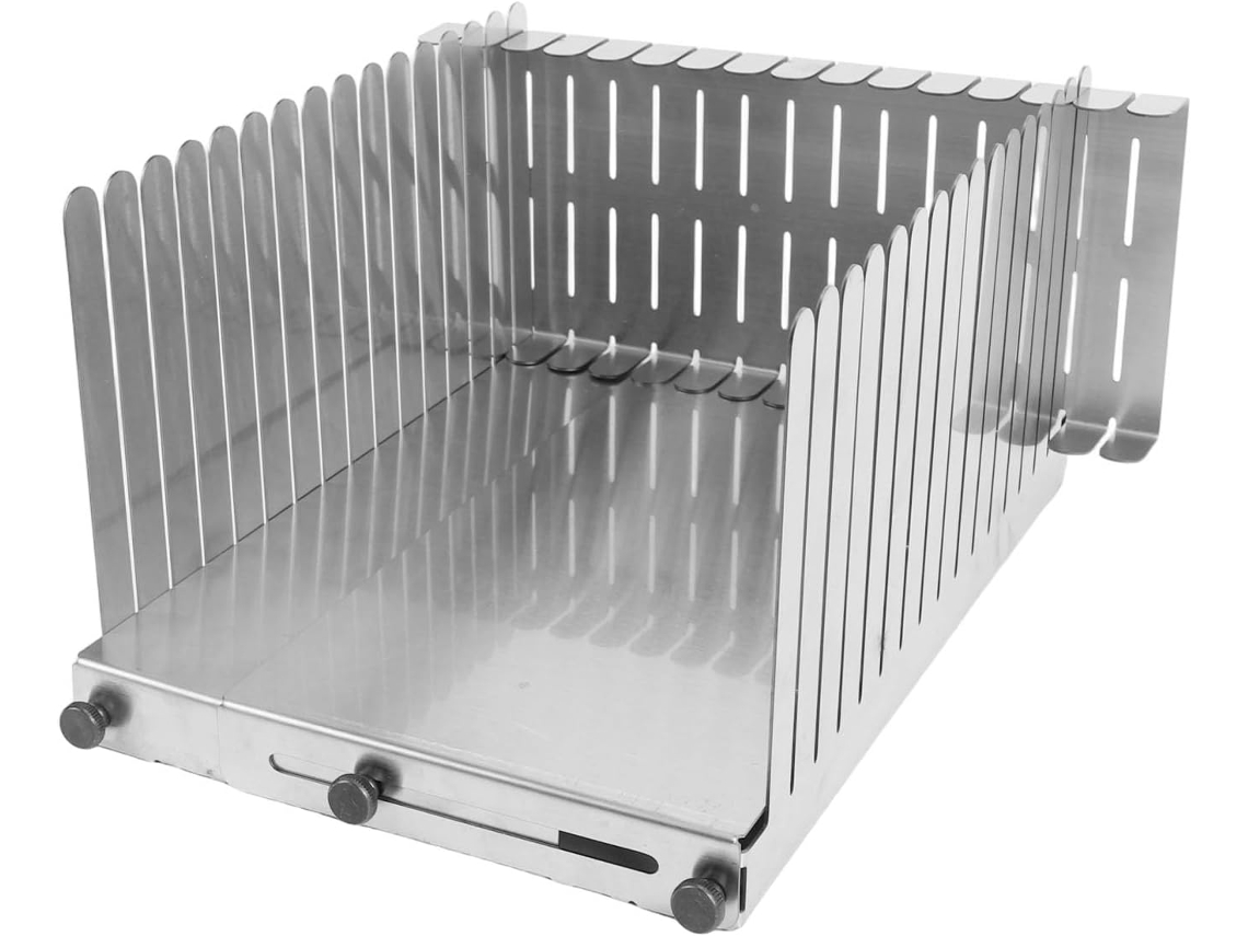 Guía Para Cortar Pan, Rebanadora De Acero Inoxidable Con Ancho Ajustable
