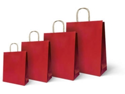 Bolsas Papel Eco FIRMO S Rojo (18x24x8cm)