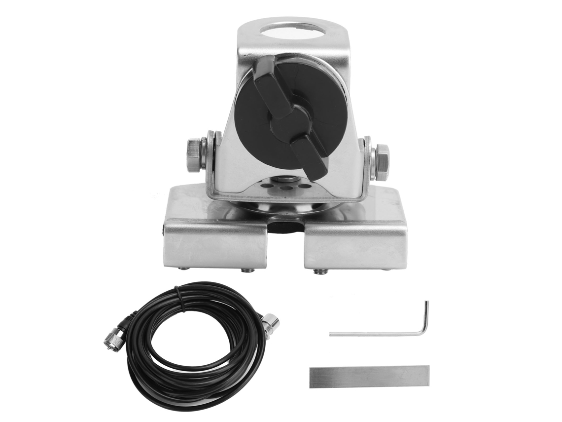 Soporte De Antena De Acero Inoxidable Para Coche K3-66 Para Hatchback Con Cable De 5 M