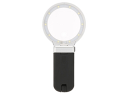 Lupa Led Portátil Con Aumento De 3x Y 10 Led Para Lectura, Escritorio U Oficina.