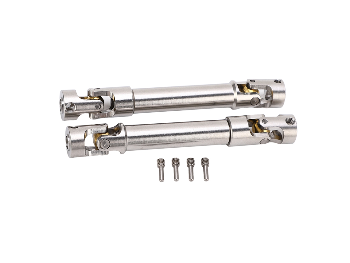 Mali eixo de Transmissão Rc Inox M4 2 Peças para Crawler 1/10 Traxxas Axial Scx10 Ii 91mm