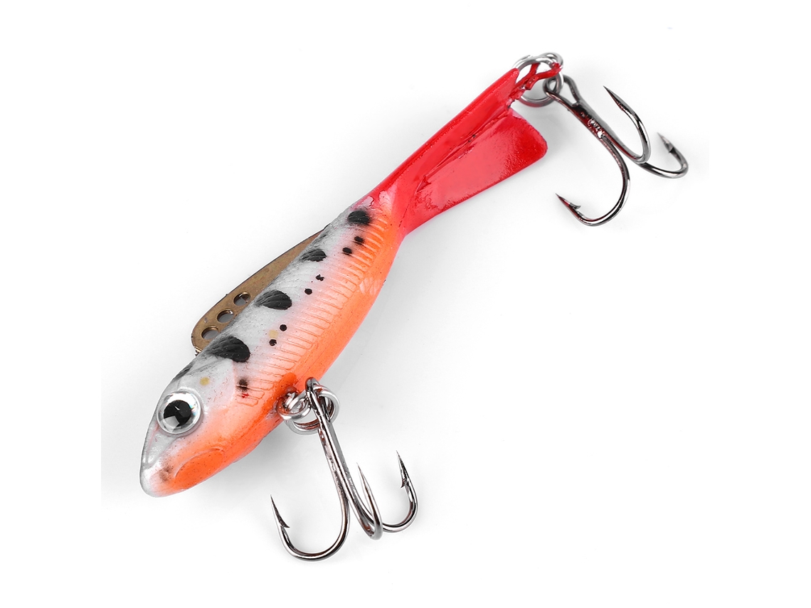 Heng Jia Señuelo De Pesca En Hielo De Invierno, Cebo Vibratorio, Jig, Accesorios De Madera, Señuelos Duros De Metal