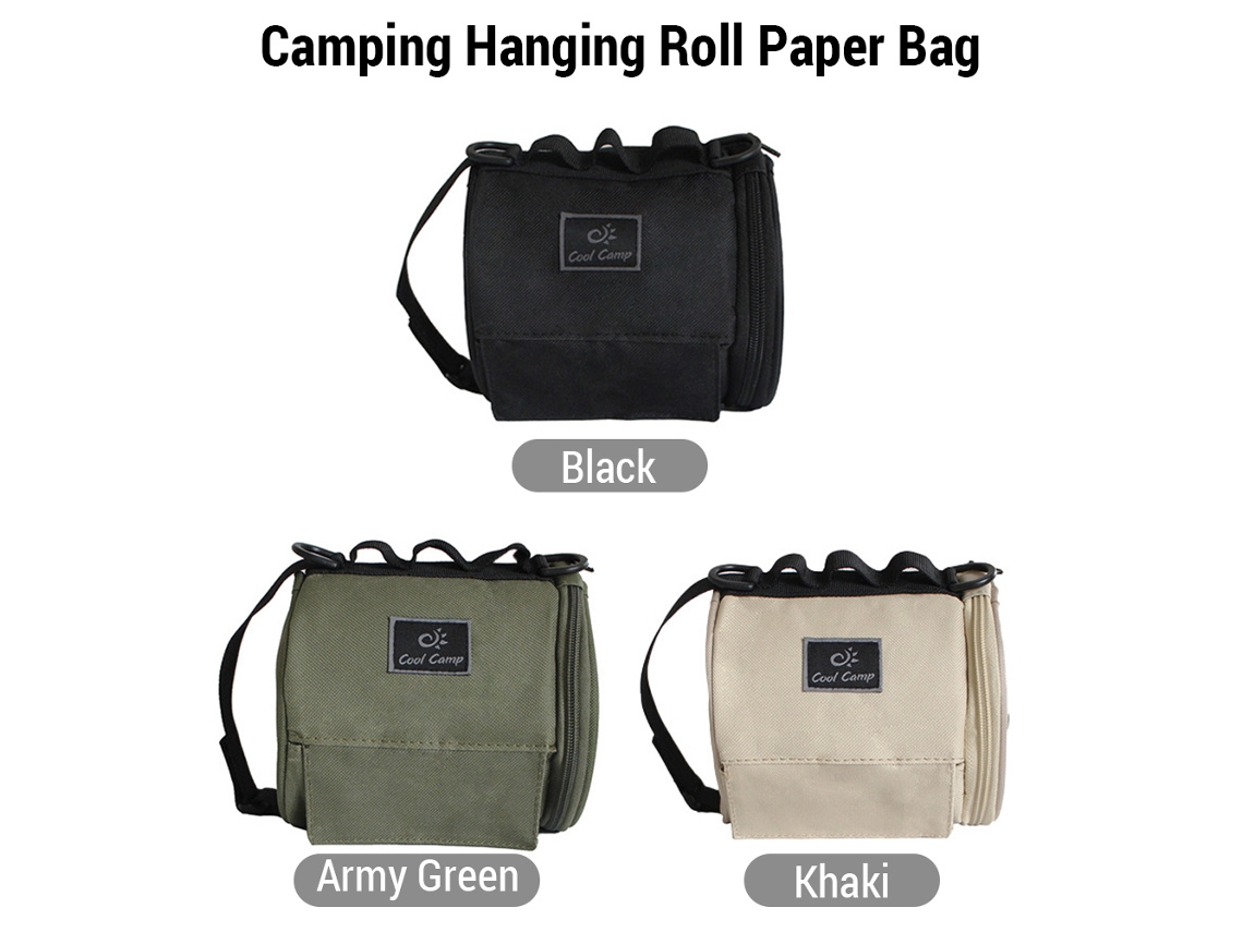 Soporte Colgante Para Papel Higiénico Para Camping Y Senderismo, Bolsa De Papel Multifuncional Para Exteriores