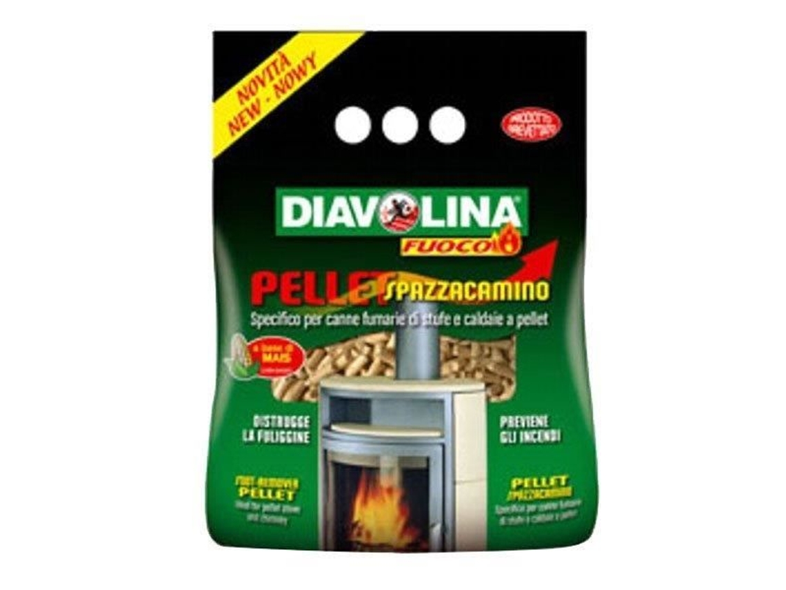 PULIDORA DE PELLETS SPAZZACAMINO KG 1,5 DIAVOLINA